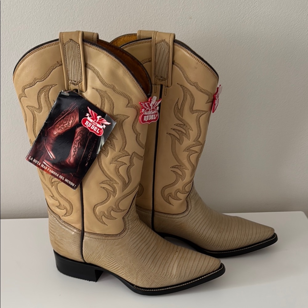 Tan Western Cowboy Boots